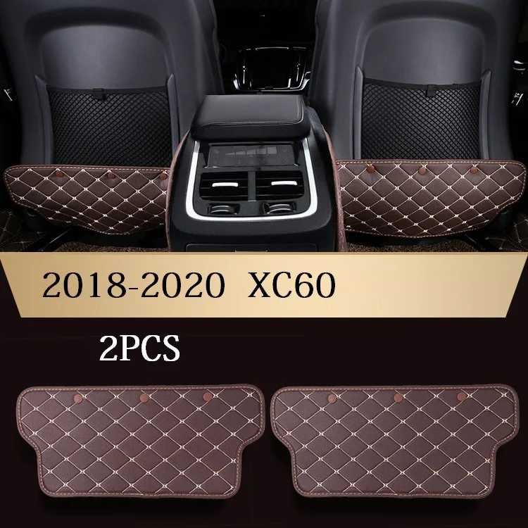 Автомобильный Стайлинг для Volvo XC60 XC90 S90 V90CC сиденье анти-игровой коврик - Название цвета: 2018-2020 xc60 brown