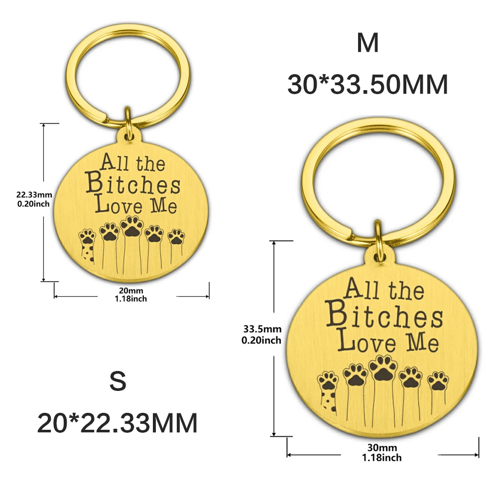 

Personalized Dog ID Tags Engraved Stainless Steel Customed Cat Collars Personalized Laser For Dog Supplies Pets Tags Name Tel