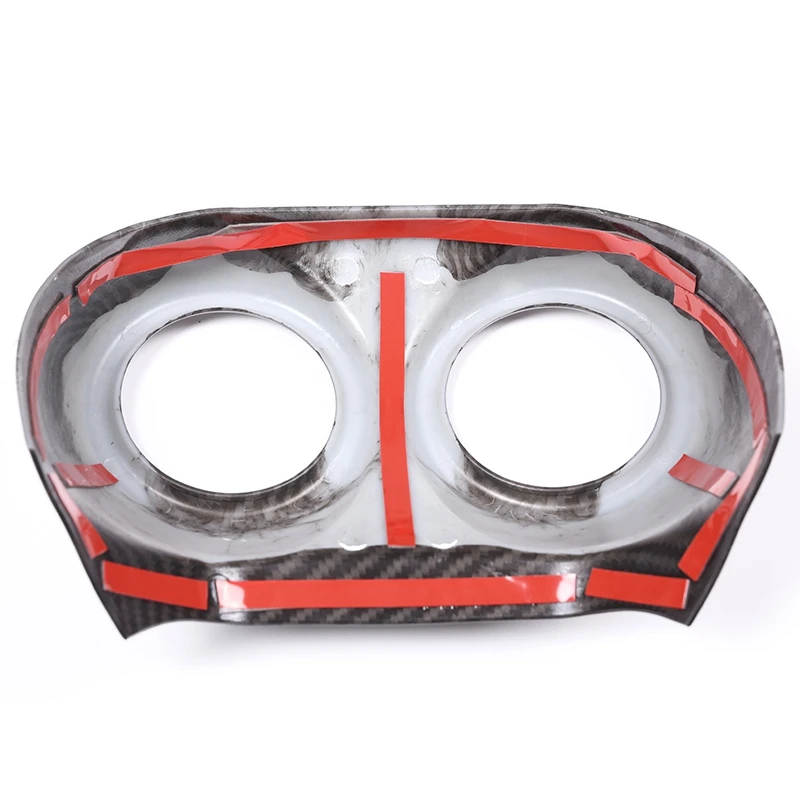 Для Alfa Romeo Stelvio 2017 2018 углеродное волокно стиль ABS Задняя Крышка вентиляционного