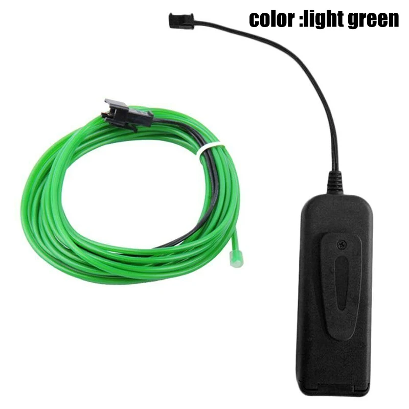 

New EL Wire Neon RGB Color Lights LED Stick Figure Kit Innovation Lights for Clothes NE