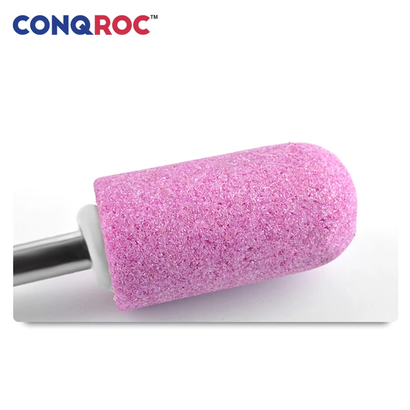 12 шт. розовый карбид кремния шлифовальный камень ногтей сверла набор