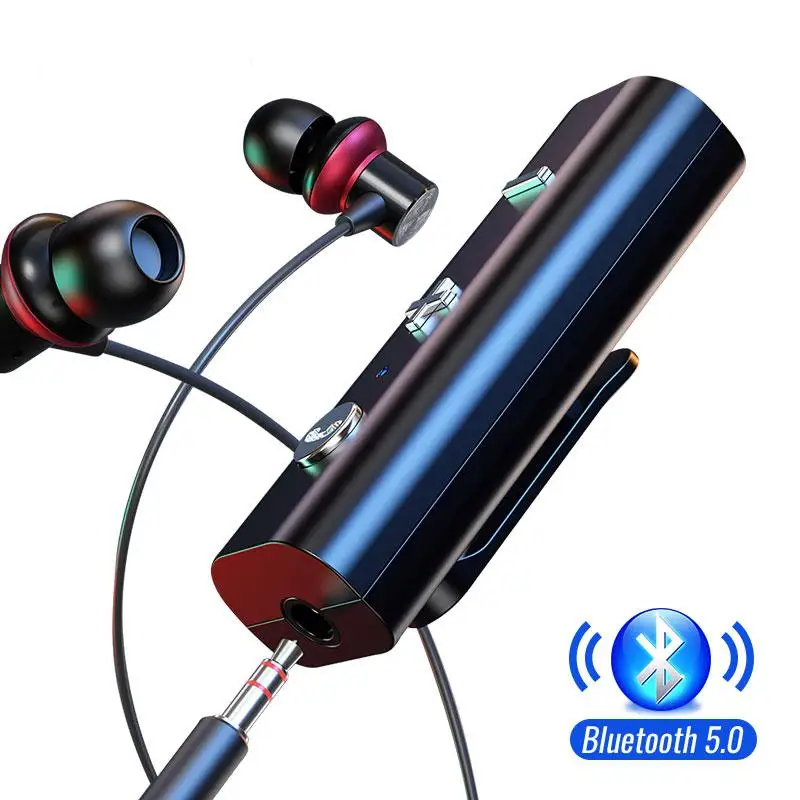 

Bluetooth-compatible 5.0 Receiver For 3.5mm Jack Earphone Wireless Adapter Aux Audio Music Transmitter For Headphone