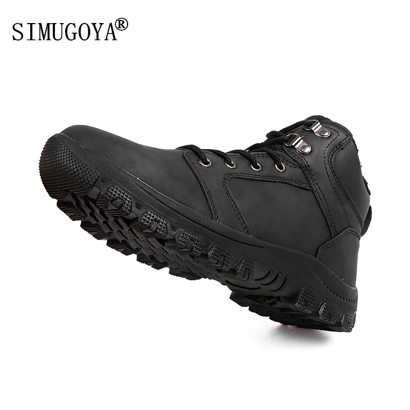 SIMUGOYA/Новинка зимняя обувь из хлопка мужская повседневная теплые и удобные зимние