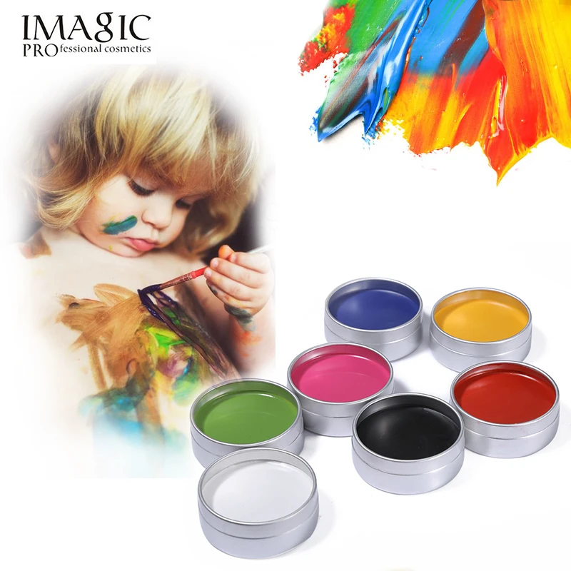 Imagic Body Art Tattoo Makeup Halloween Party Fancy Dress Tool Face Painting Flash Temporary Shining Run Fluorescent |