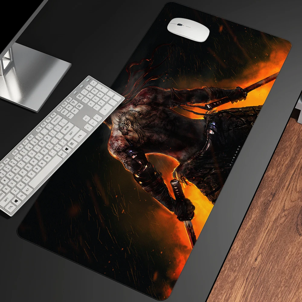 

Sekiro Shadows Die Twice Wolf Beautiful Mouse Pad Desk Pad Lovely Anime Mouse Pad HD Print Computer Gamer Locking Edge Mouse Mat