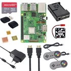 Raspberry Pi 3 Model B + игровой набор + карта памяти 32 Гб + геймпад + чехол + вентилятор + блок питания + теплоотвод
