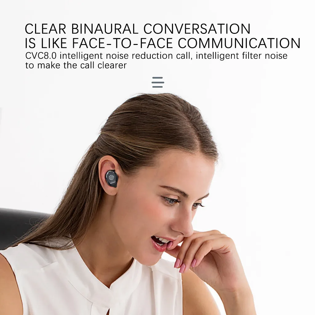 TWS Bluetooth наушники шум отмена беспроводной 9D стерео наушники IPX7 водонепроницаемый fone de ouvid гарнитура беспроводные наушники