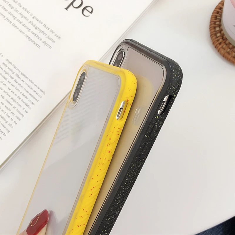 Lovebay яркие цветные чехлы для iPhone XS Max XR X 7 8 Plus мягкий ТПУ акриловый простой