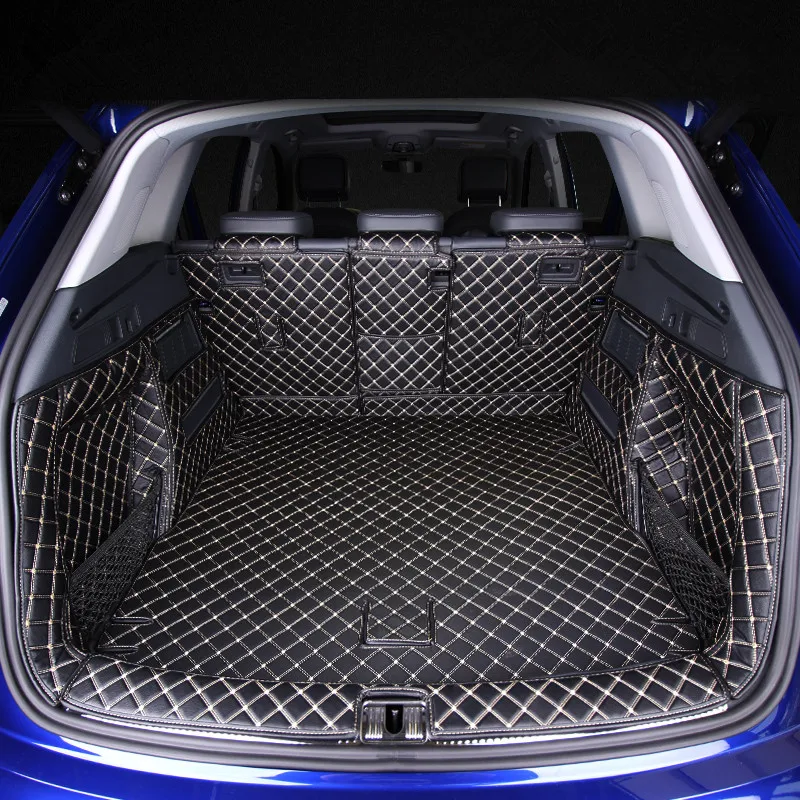 

High quality! Custom special car trunk mats for Audi Q5 2022 waterproof cargo liner boot carpets luggage covers for Q5 2021-2018