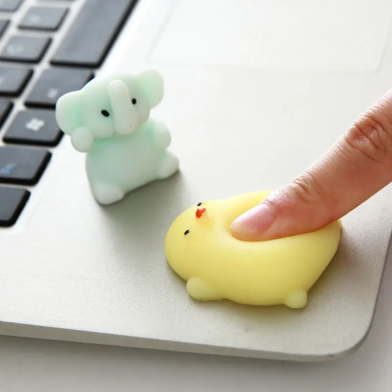 5/10 шт. Милые мягкие игрушки Mochi Squishy Slow Rising Squeeze Antistress для детей и взрослых, Кавайные животные для снятия стресса, все разные.