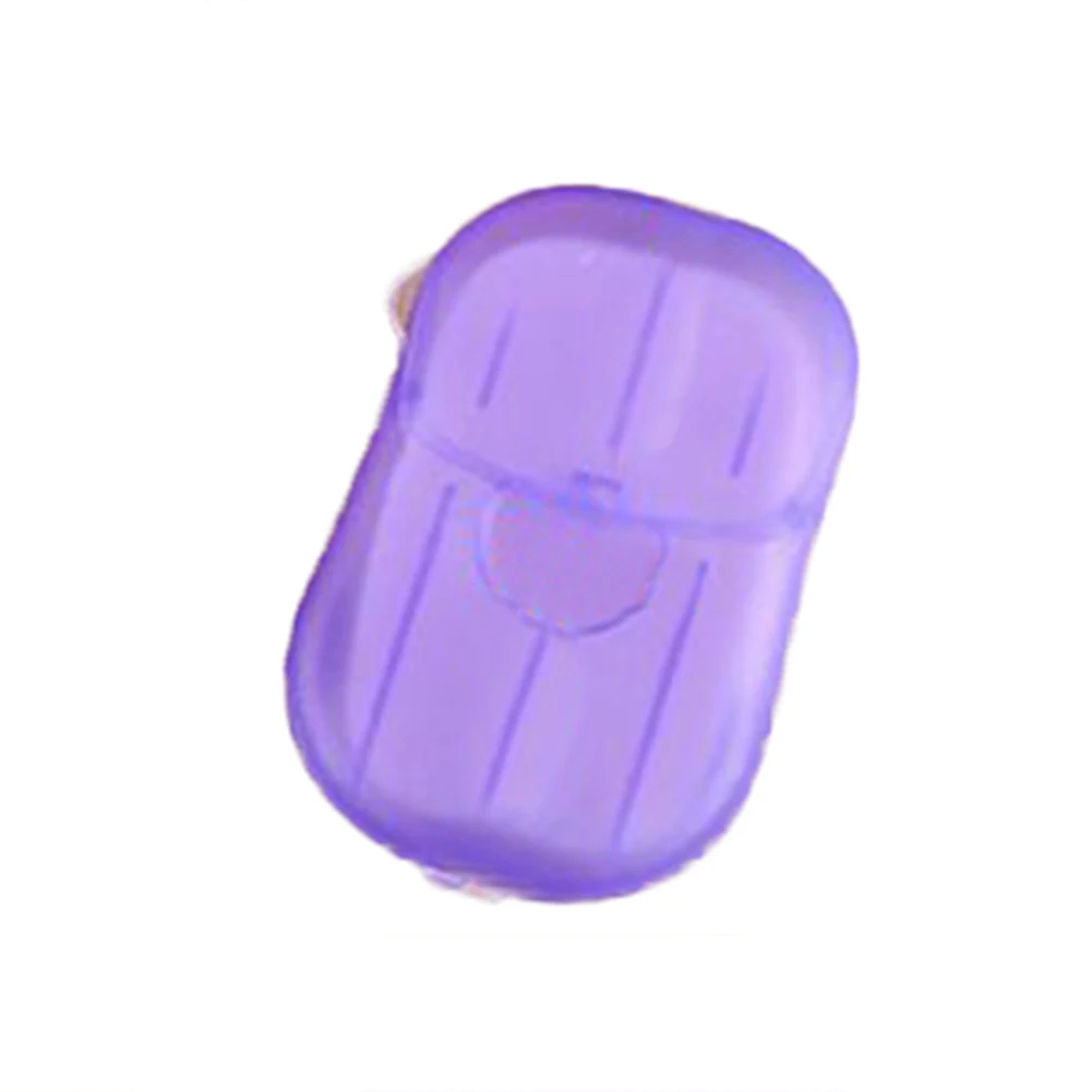

20Pcs/1box Portable Outdoor Disposal Soap Paper Travel Scented Slice Sheet Foaming Soap Paper Mini Supplies Dropshipping