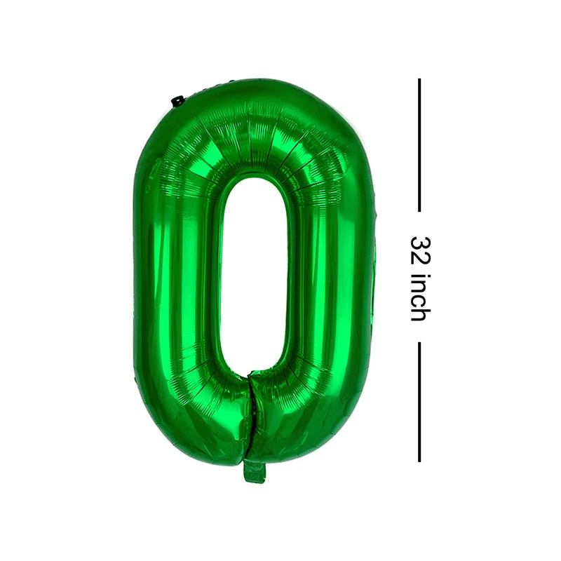 

New 32 Inch Green Digital Foil Balloons Jungle Party Animal Balloon Kids Birthday Safari Party Forest Party Decoration