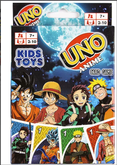 Pokemon Uno Anime One Piece Super Mario Pikachu Naruto Series Karty Uno Game Semejnye Zabavnye Igralnye Karty Klassicheskaya Igra Detskie Igrushki Dom I Sad Aliekspress