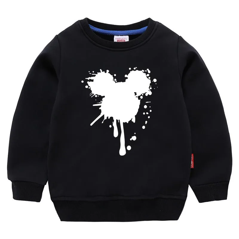 Girls Boy Sweatshirt Ulzzang Street Clothing Mickey Minnie Series Harajuku Print Sweater Harajuku Casual Sweatshirt