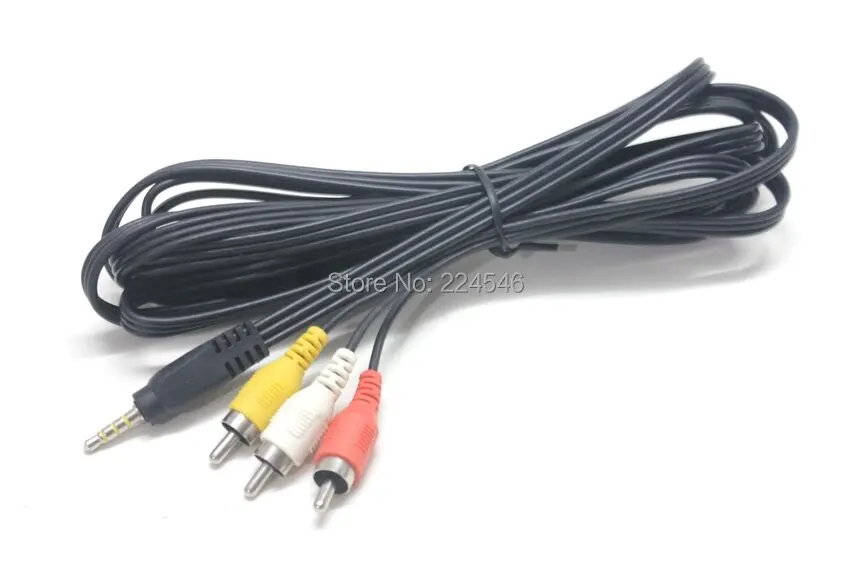 Оригинальный стерео видео AV кабель для C anon Power shot STV 250N S2 IS S3 S5 SX1 SX20 FS10 FS11 HF10 HF100|av