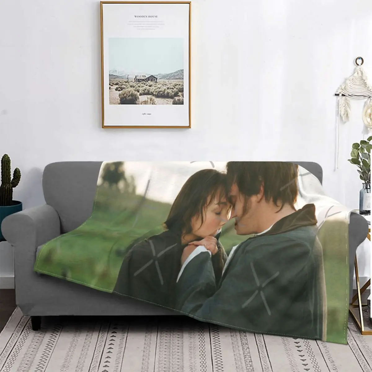 

Sr. Darcy y Isabel Bennet-Manta a cuadros para cama, sofha cama, toalla de playa, Sudadera con капуcha, manta a cuadros en el