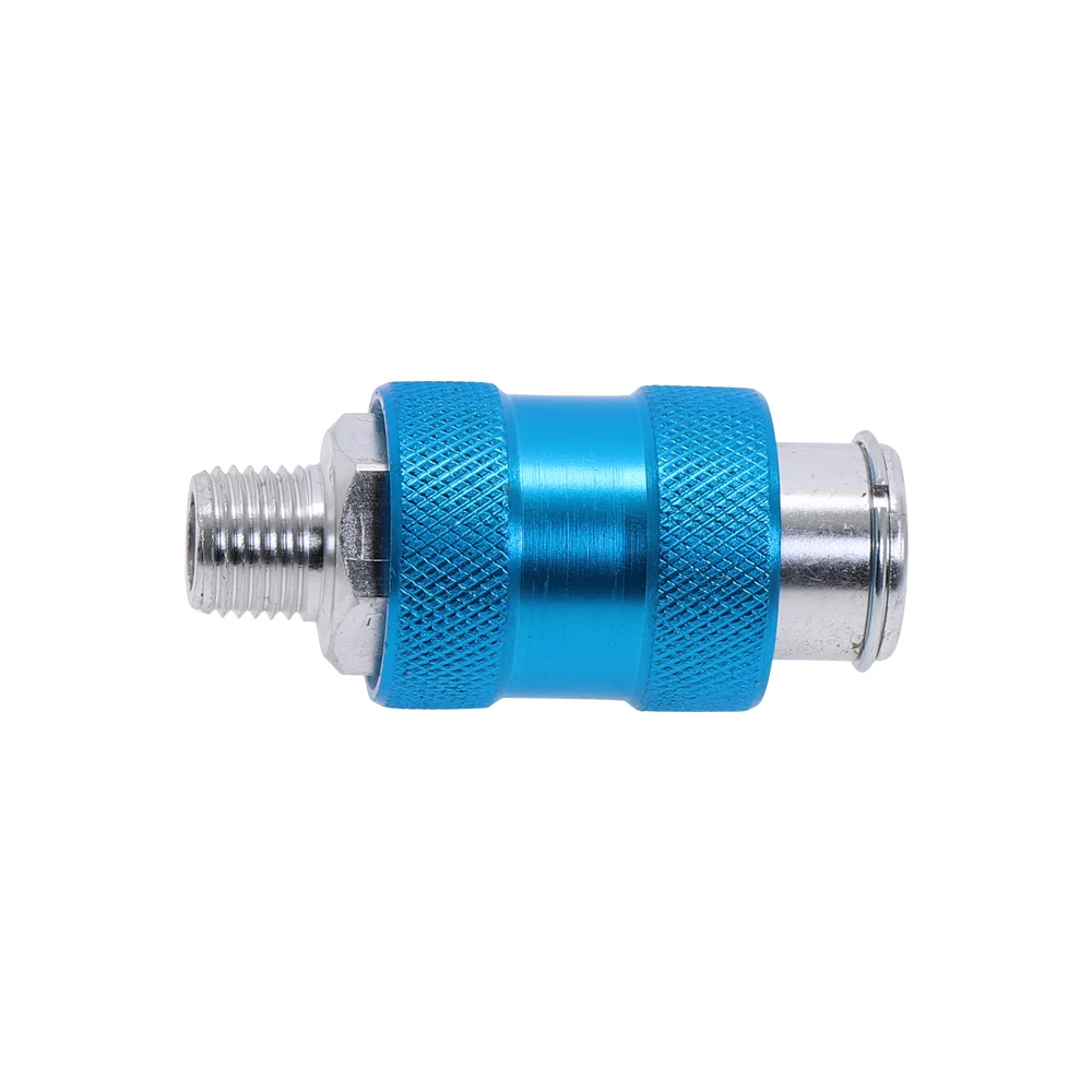 HSV-08 G1/4 &quotM/F резьба Серебряный тон синий ручной скользящий клапан | Обустройство