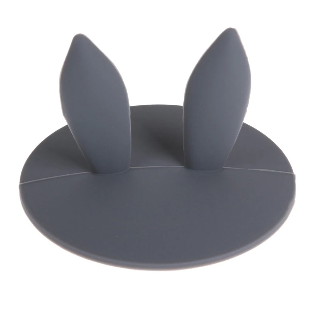 Cute Rabbit Ear Cups Lids Silicone Mold Dustproof Reuseable Cup Cover Clay Mould DIY Coffee Making Gifts |