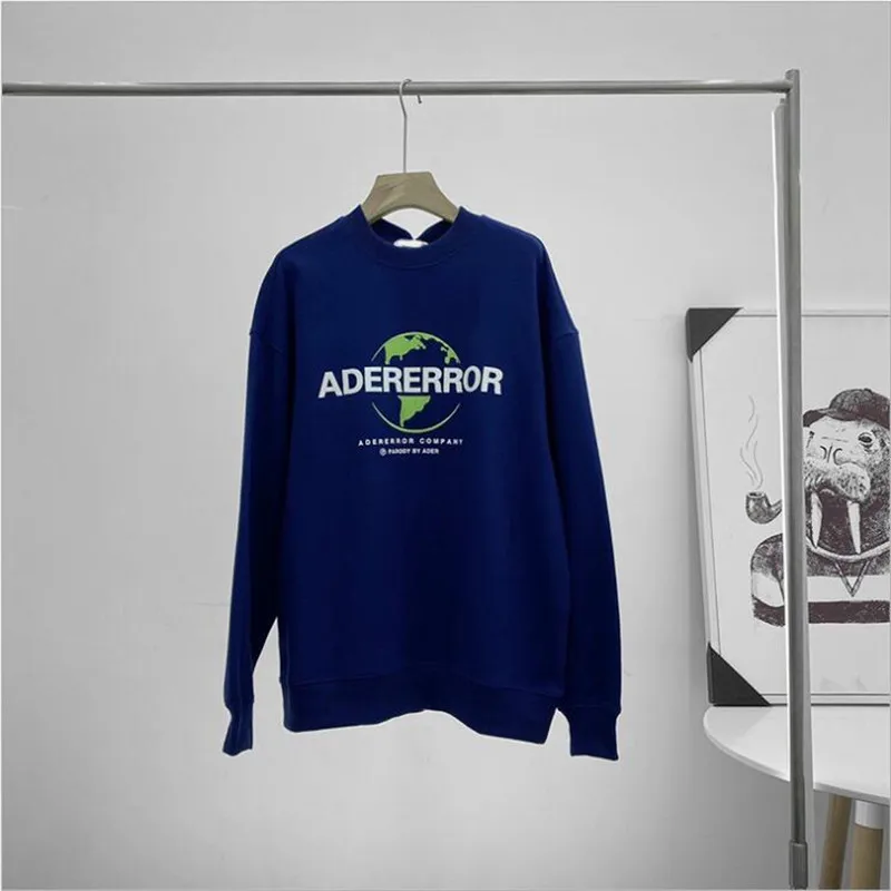 

Adererror Hoodie Men Women Earth environmental protection series Ader error Hoodies Earth embroidery Logo Adererror Sweatshirts