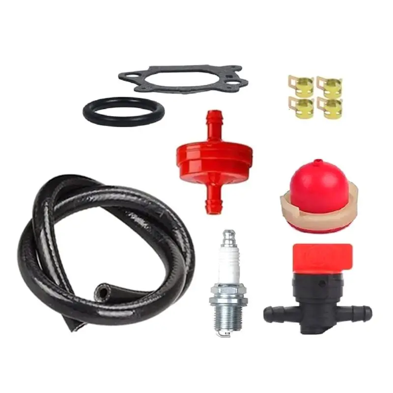 

Carburetor Tune-up kit with Air Fuel Filter Line Shutoff clique for Briggs& Stratton 794304 796707 799866 790845 799871 Craftsma