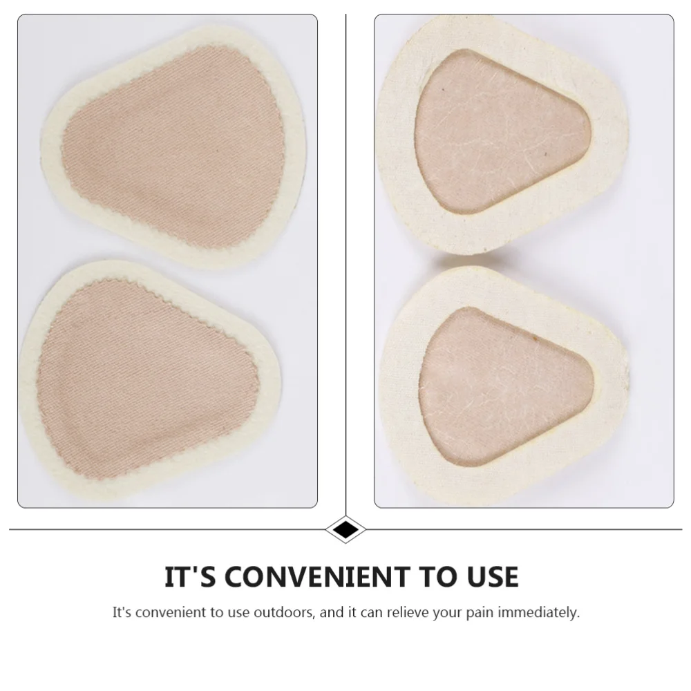 

2 Pairs of Anti-wearing Heel Grips Liner Cushions Inserts Non-slip Feet Pads