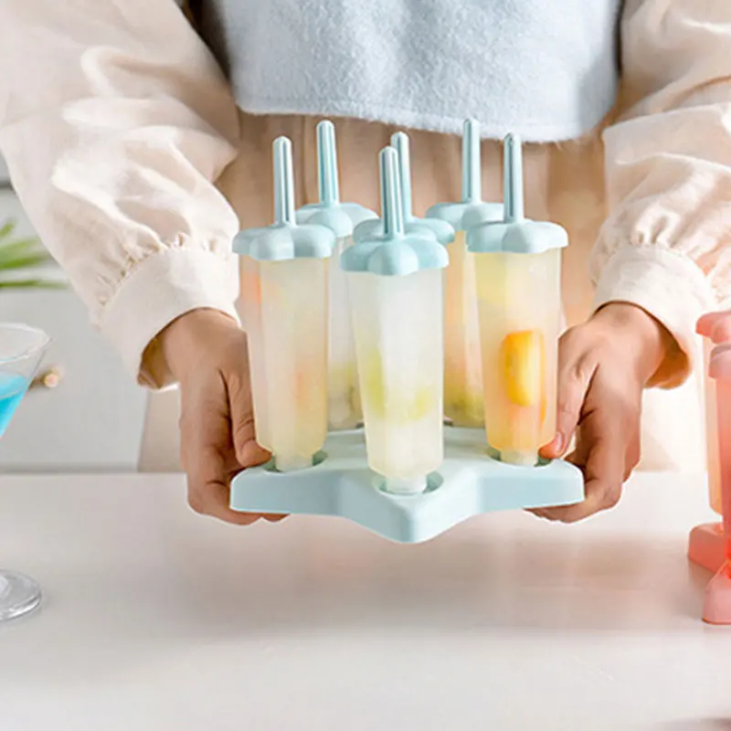 6 шт. Ices крем/пудинги/прибор для приготовления фруктового льда многоразовые DIY BPA