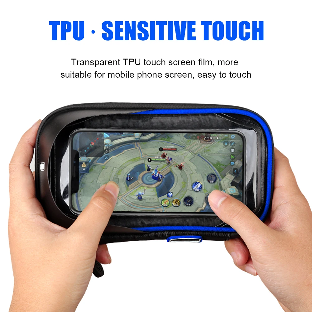 

Hot Sale Waterproof Bicycle Phone Holder MTB Handlebar Touch Screen Bag Cycling Equipment Touch Screen Navigation Case
