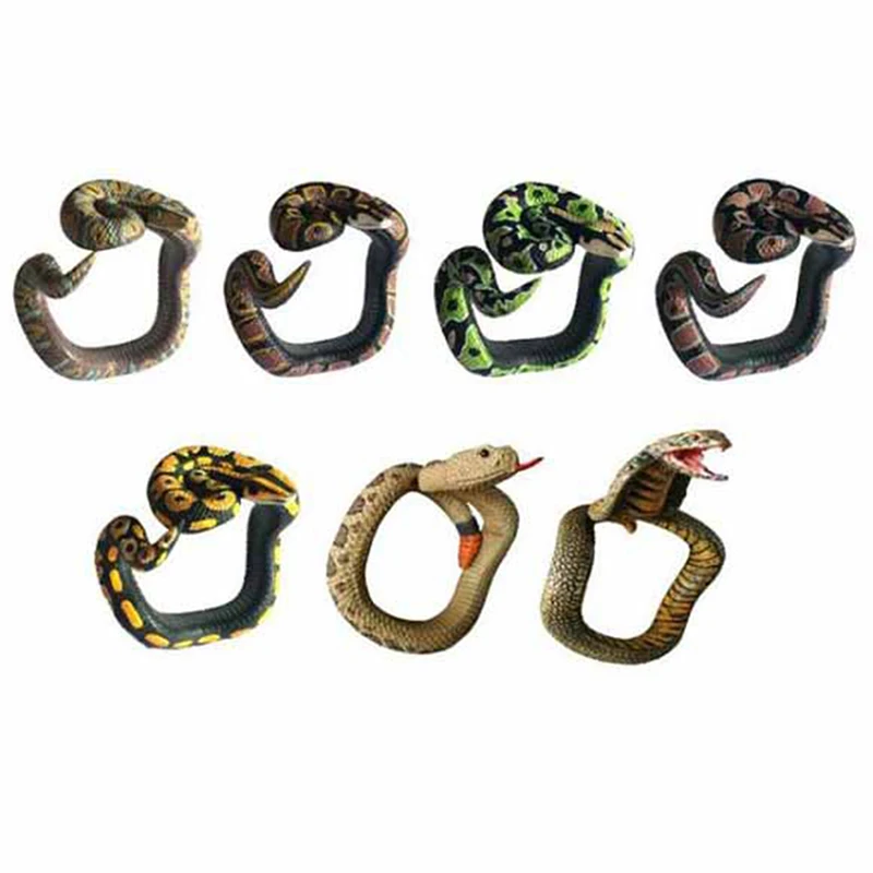 Змеиный браслет на Хэллоуин модель животного фигурка пластиковый Забавный