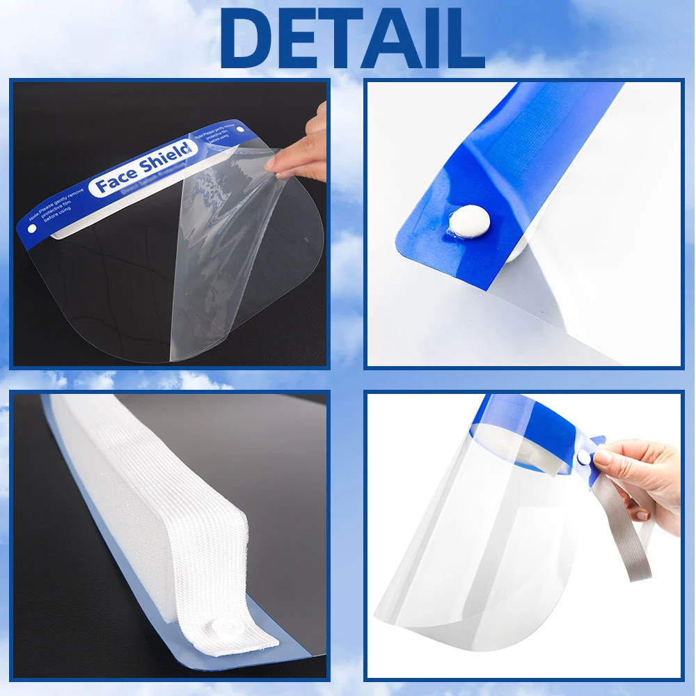 10/20 шт. прозрачные маски для лица от пыли и тумана | Аксессуары одежды