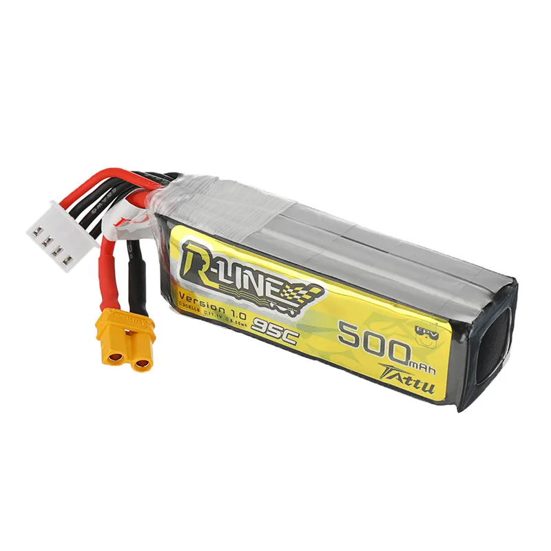 Аккумулятор Gens Ace Tattu R-Line 1 0 LiPo 550 мАч 95C 1S 2S 3S1P для радиоуправляемого FPV гоночного