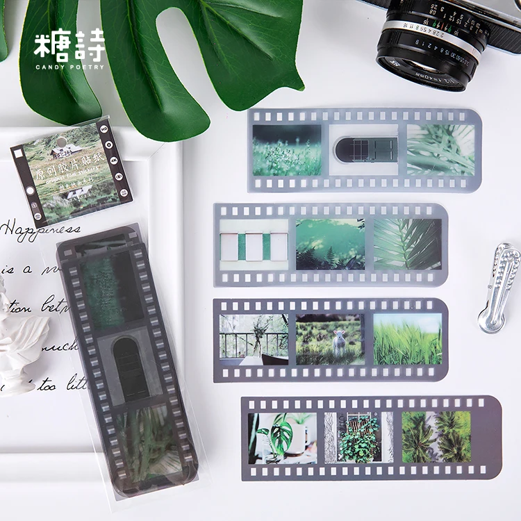 Винтаж пленка журнал декоративные наклейки Скрапбукинг ярлыком дневник