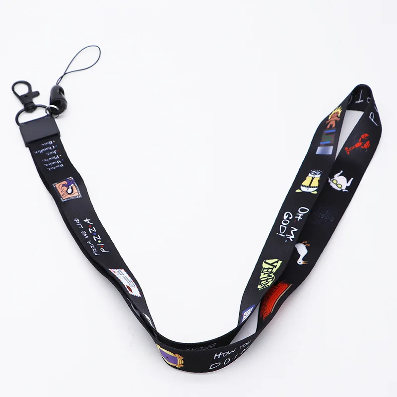 Ремешок на шею с принтом для ТВ шоу друзей ID бейдж держатель телефона брелок