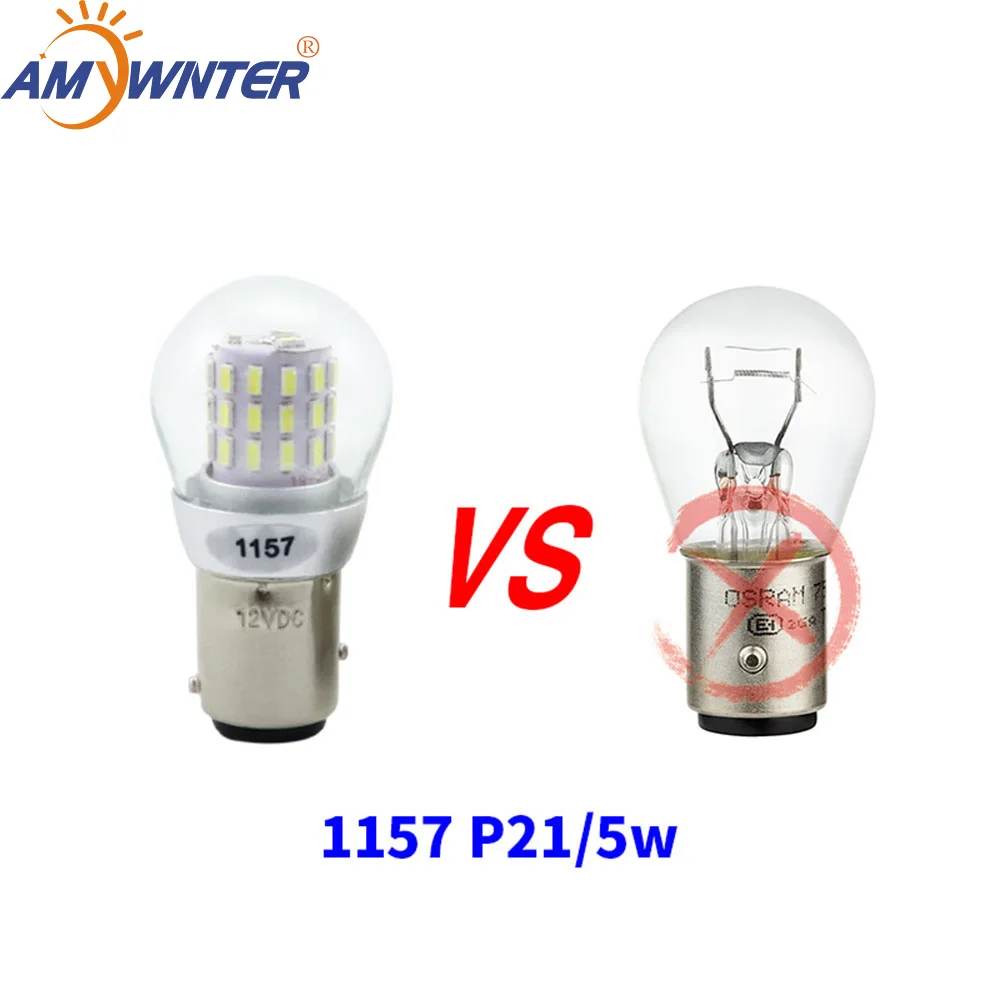 Новый 1156 ba15s p21w светодиодный py21w p21/5 Вт золотистый желтый 12V 3w Автоматическая