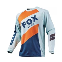 cycling jersey fox motocross jersey men long sleeve bicycle downhill jersey shirts sports team mx maillot ciclismo aykwfox mtb
