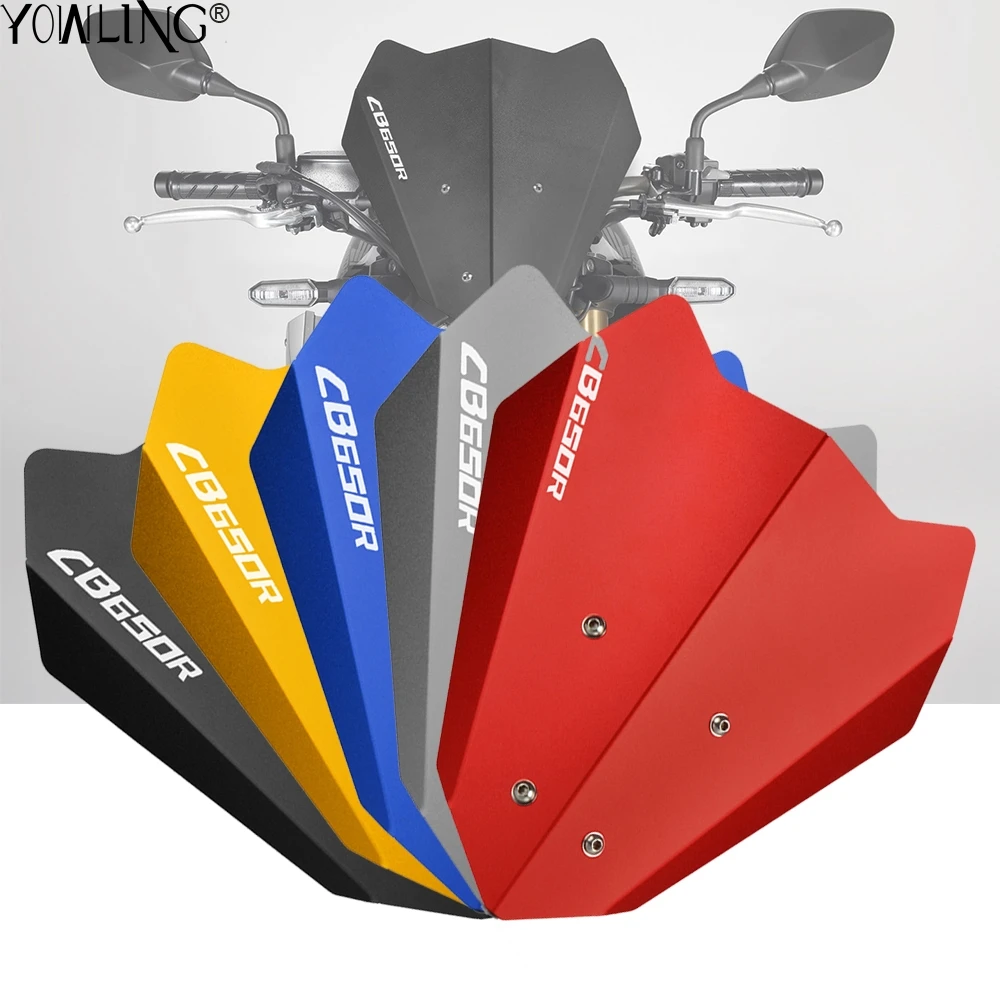 Аксессуары для мотоцикла алюминиевое переднее ветровое стекло HONDA CB650R CB 650 R 650R