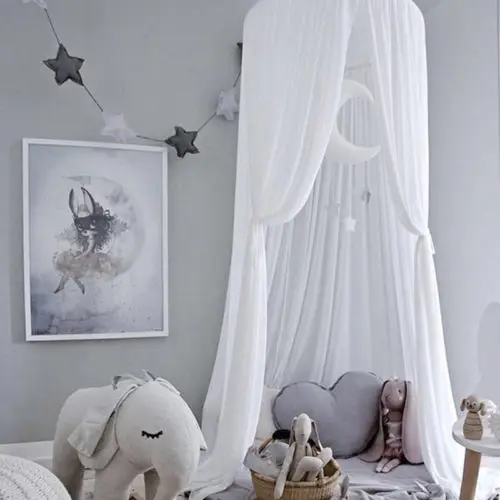 

Function Chiffon Mosquito Net Baby Kids Princess Bed Canopy Bedcover Anti-Mosquito Repellent Insect Curtain Bedding Dome Tent