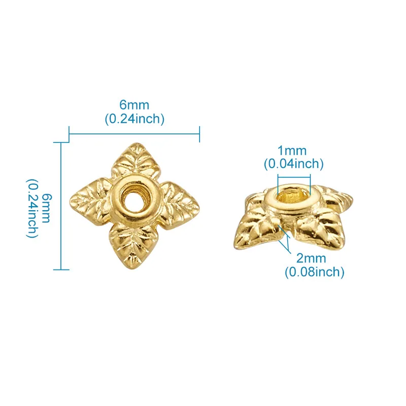 210 шт./компл. смешанные цвета сплава Тибетский Стиль цветок шарик колпачки конус