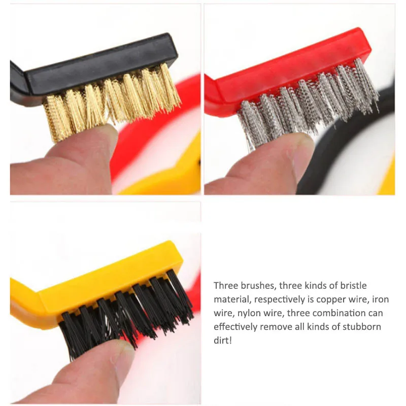 3 шт./компл. щетки для газовой плиты Многофункциональный кухонный инструмент