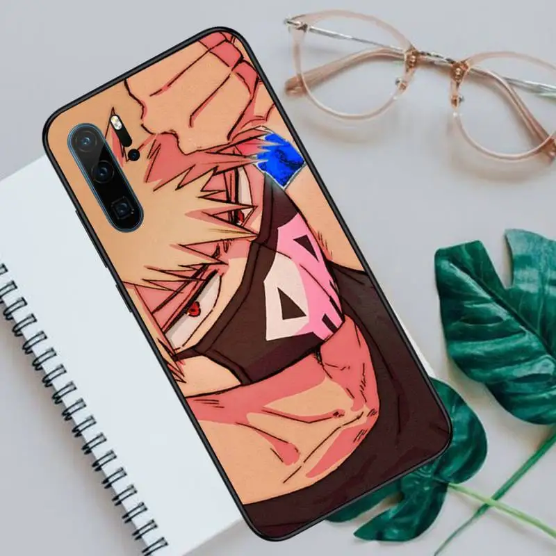 

Katsuki bakugo my hero academia Phone Case For Huawei P40 P20 P30 lite Pro P Smart 2019 Mate 40 20 10 Lite Pro Nova 5t