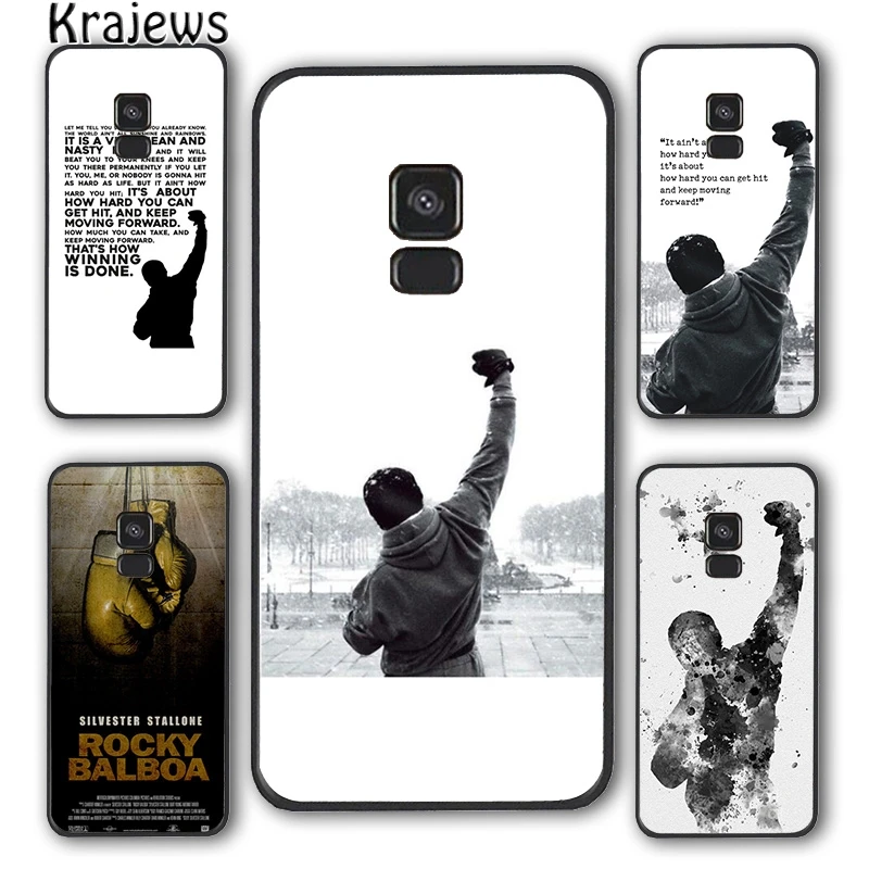 Чехол для телефона Krajews Rocky Balboa Movie Motivation для Samsung Galaxy S5 S6 S7 edge S8 S9 S10 E lite S20 plus ultra Note on.