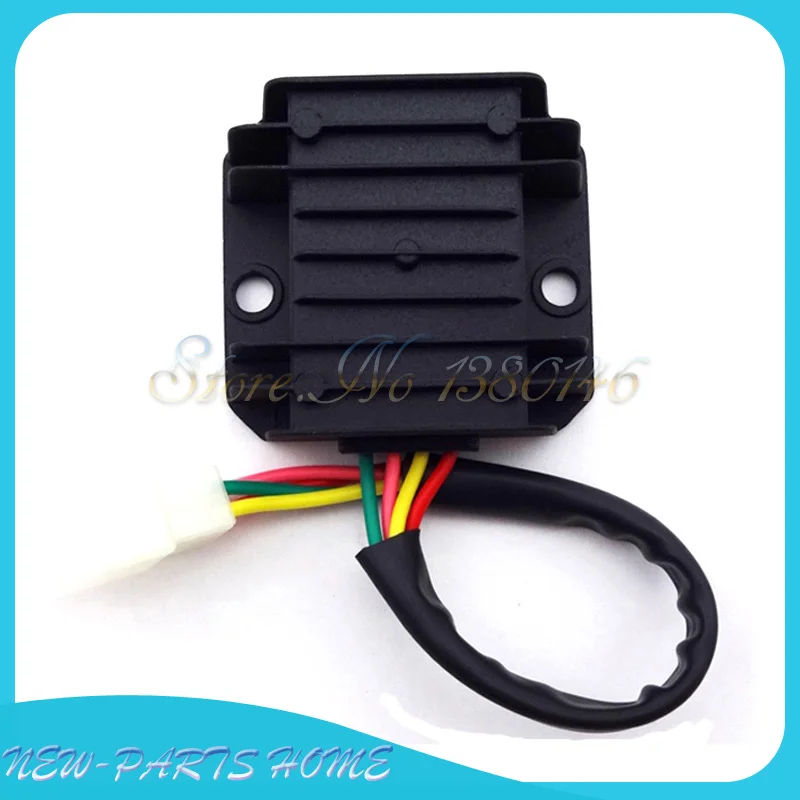 4 проводный регулятор напряжения с штекером выпрямитель для квадроцикла мопеда