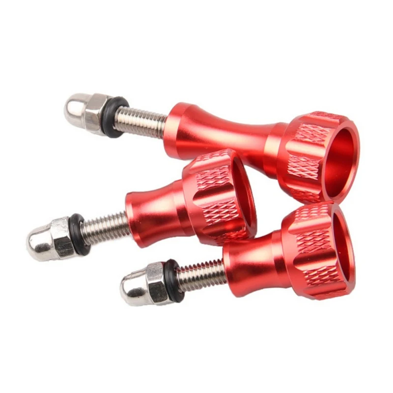 Алюминиевый 1 длинный и 2 коротких трех частей ручка большого пальца болт гайка