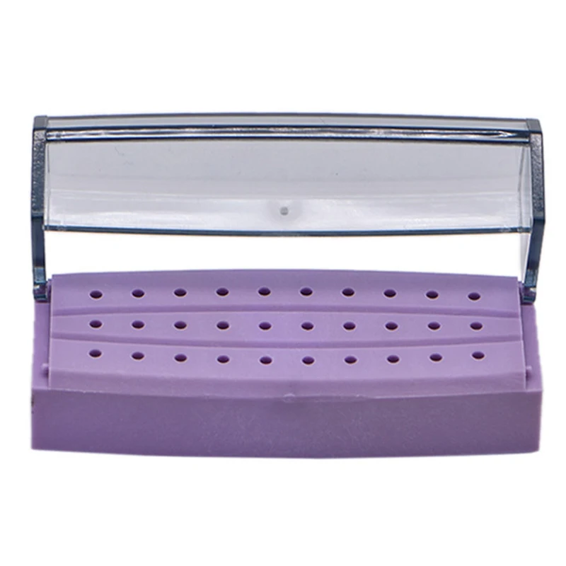 30 Holes Dental burs Drill Holder Plastic Bur Block Placement Box Sterilizer Dentist instrument Autoclave Disinfection | Красота и