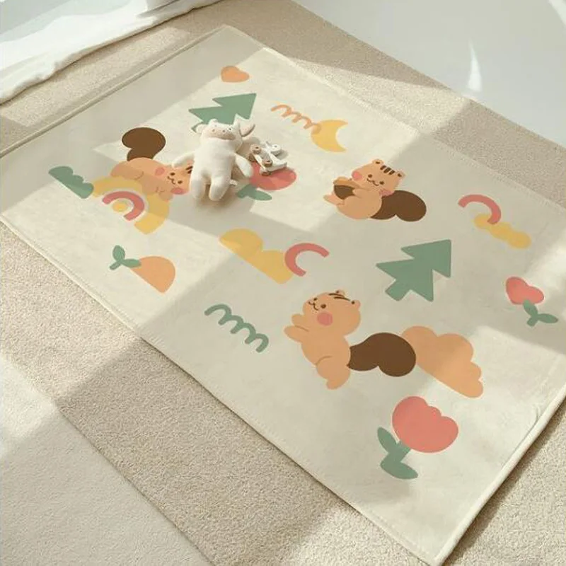 Мультяшная белка детский игровой коврик утолщенный коврик-пазл с животными для