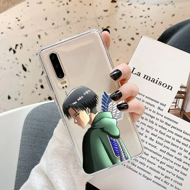 

Attack On Titan Anime Phone Cases Transparent for Samsung A71 S9 10 20 HUAWEI p30 40 honor 10i 8x xiaomi note 8 Pro 10t 11