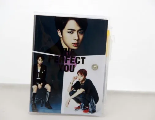 Kpop Bangtan блокнот для мальчиков Записная книжка Дневник для переноски