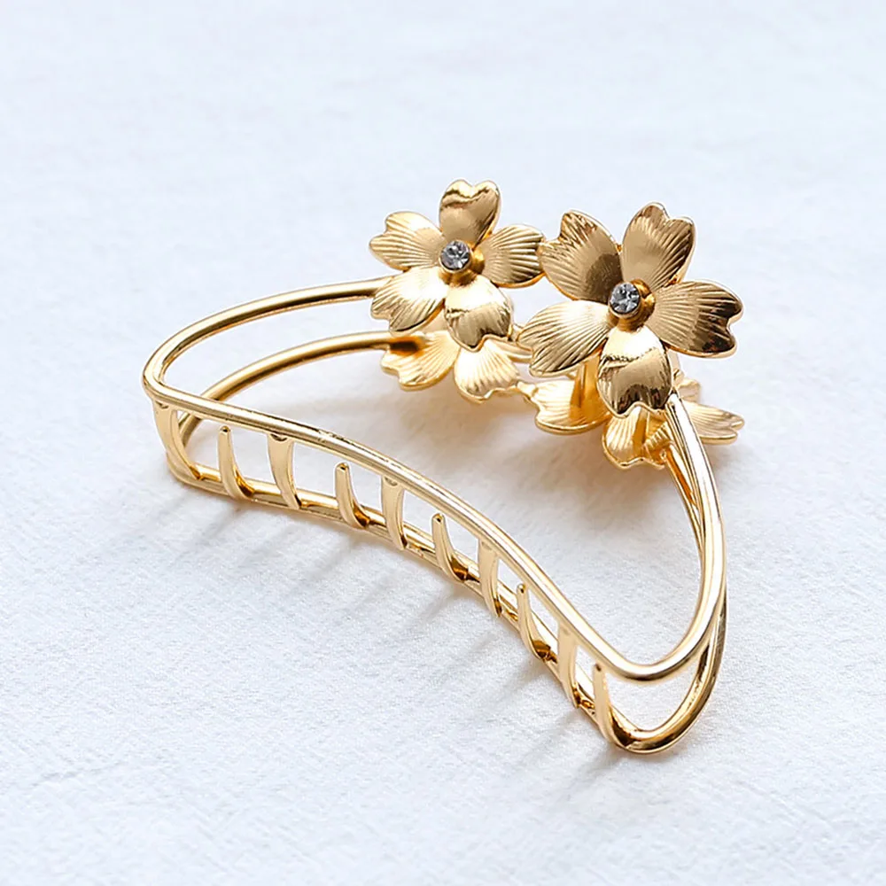 Женские заколки-пряжки металлические заколки-крабы аксессуары для волос заколки