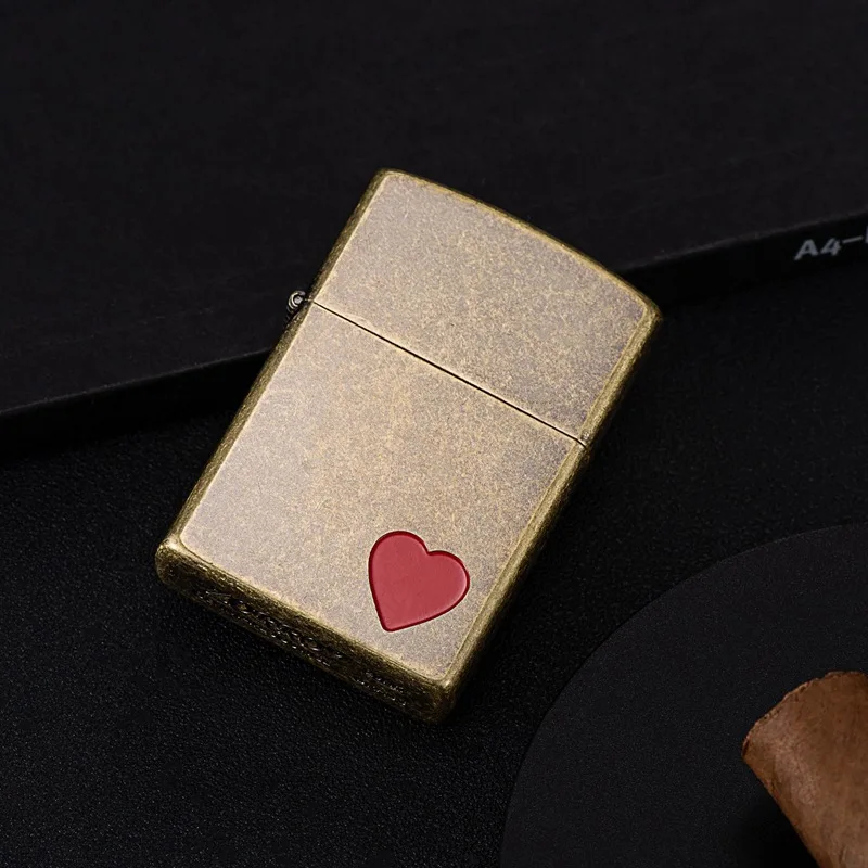 

Chinese brand Zorro's new windproof bronze kerosene wheel personalized men's lighter