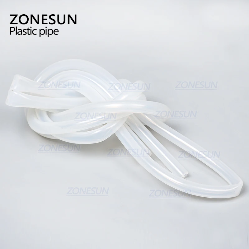 ZONESUN длина 2 м внутренний диаметр 7 мм круглое соединение для труб для наполнения машины. Пластиковая труба для электрической разливочной машины