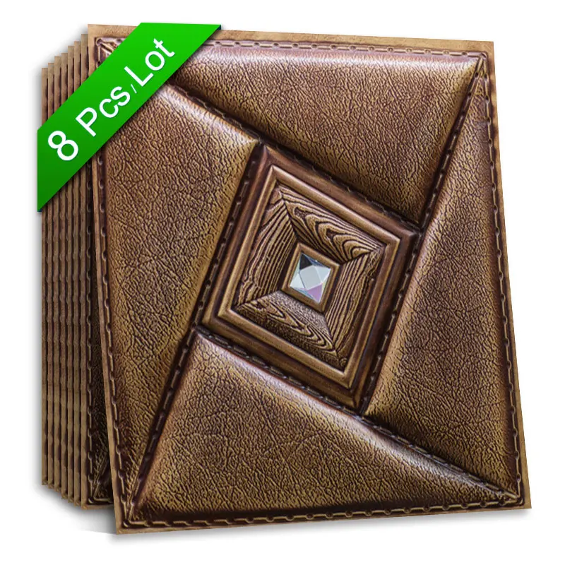 3D обои из искусственной кожи кирпичная стена бумага пилинг и палка для гостиной